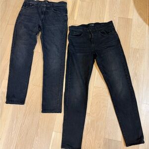 Joe’s Jeans. Julian Edelman (The Folsom) Men's 32 & 33. Black Jeans